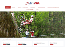 Tablet Screenshot of ligue-moto-aquitaine.org